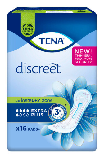 Discreet Tena Discreet Extra Plus InstaDry 16 stk.