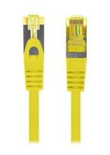 Lanberg Koblingskabel Rj-45 Hann Til Rj-45 Hann 1 M 6 Mm S/Ftp Cat 6A Uten Hindringer Flertrådet Halogenfri Yellow Ral 1016