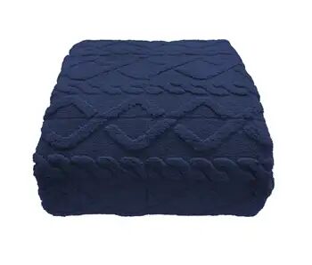 Nordstrand Home Vektteppe - 130x170 cm 3 kg Mykt og varmt Mørkeblått fra Nordstrand Home Vektteppe - 130x170 cm 3 kg Mykt og varmt Mørkeblått fra