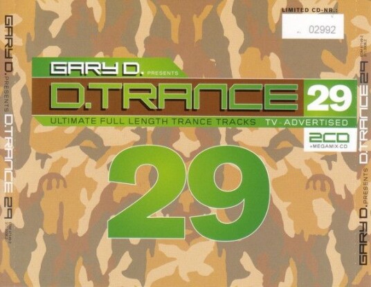 Gary D   D Trance 29   Limited Edition Numbered 3CD