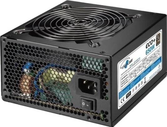 Eurocase Strømforsyning 650W Eco+ 120Mm Eurocase Strømforsyning 650W Eco+ 120Mm