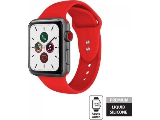 Crong Liquid - Apple Watch-Bånd 38/40/41 Mm (Rød)