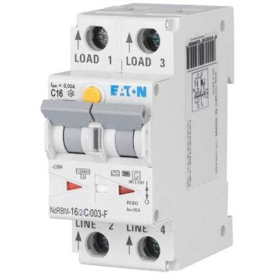 Eaton Jordfeilautomat xDigital NdRBM-16/2/C/003-F Eaton - 1611926 Eaton Jordfeilautomat xDigital NdRBM-16/2/C/003-F Eaton - 1611926