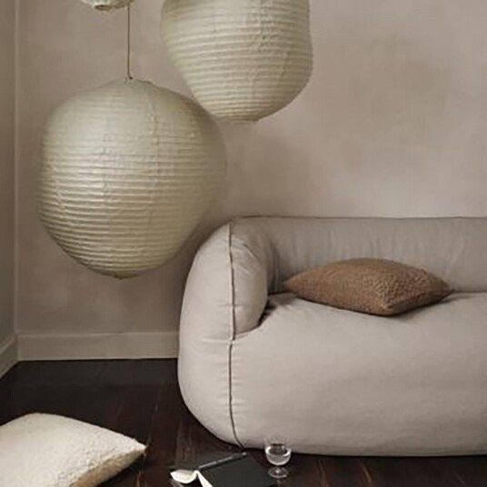 Ferm Living Nesten 2 seters sofa Re Cotton Natural Ferm Living Nesten 2 seters sofa Re Cotton Natural