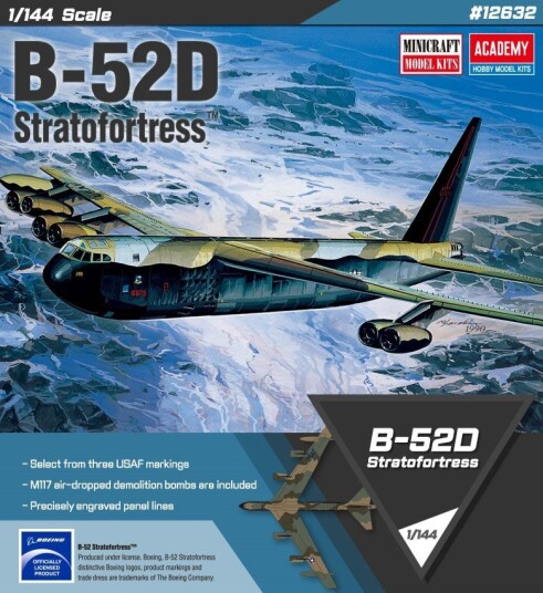 Academy 12632 B-52D Stratofortress Modellfly 1:144