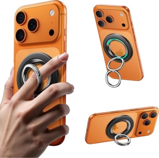 Esr Halolock Phone Grip Stand 360 Mobilholder Svart