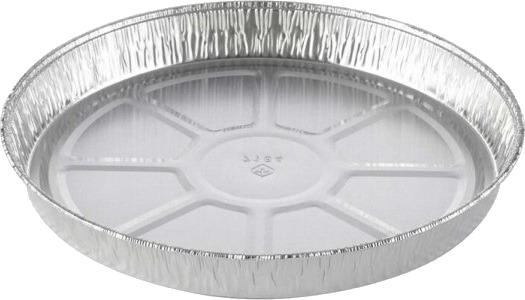 Foliebakke Plus Pack Rund Kapacitet 640 Ø 206 Højde 22 Aluminium Aluminium Pakke A 100 Stk 1 C