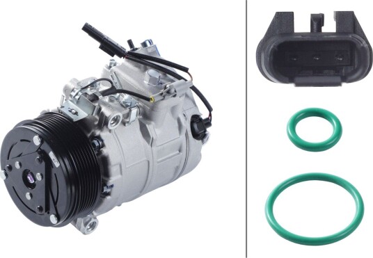 AC-kompressor HELLA 8FK 366 200-211 AC-kompressor HELLA 8FK 366 200-211