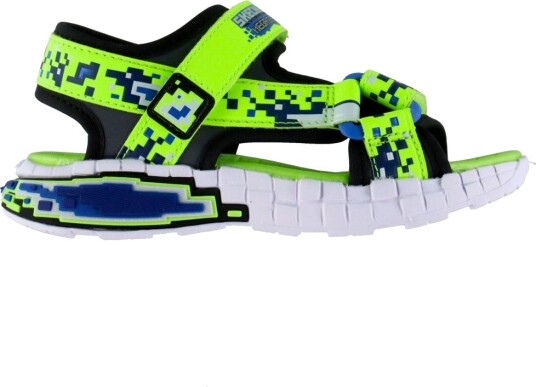 Skechers Sandaler MEGA Splash 4K Lime/Svart Skechers 34 Sandals Grønn