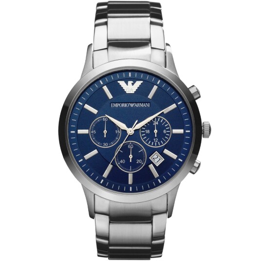 Emporio Armani Renato AR2448 - Herre - 43 mm - Analog - Kvarts urverk - Mineralglas Emporio Armani Renato AR2448 - Herre - 43 mm - Analog - Kvarts urverk - Mineralglas
