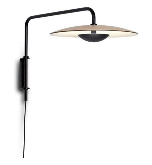 MARSET Ginger A Vegglampe Dimmable Plug in Oak