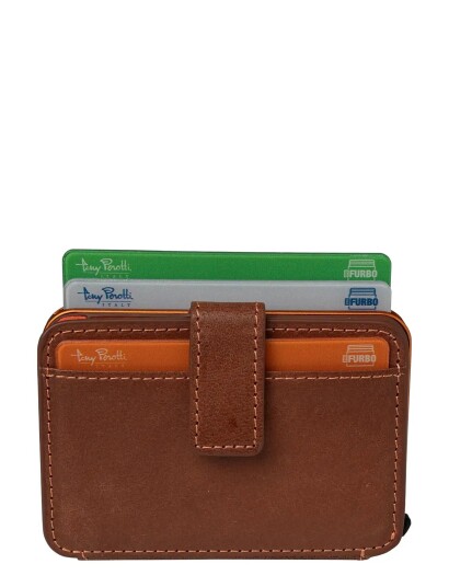 Tony Perotti Furbo Evo Large With Banknote And Coin Compartment Brown ONE SIZE Tony Perotti Furbo Evo Large With Banknote And Coin Compartment Brown ONE SIZE