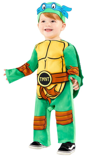Amscan EU Teenage Mutant Ninja Turtles Baby Karnevalskostyme 12–18 måneder Amscan EU Teenage Mutant Ninja Turtles Baby Karnevalskostyme 12–18 måneder