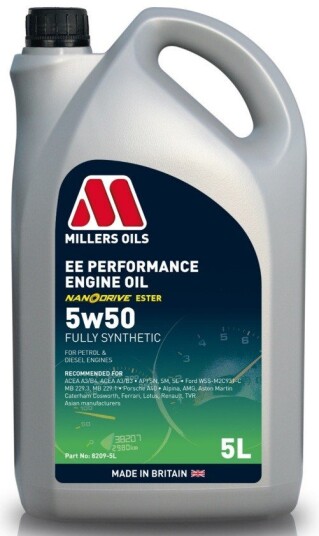Motorolje MILLERS EE PERFOMANCE 5W50 5L
