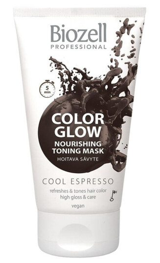 Biozell Color Glow Nourishing Toning Mask Cool Espresso 150ml Biozell Color Glow Nourishing Toning Mask Cool Espresso 150ml