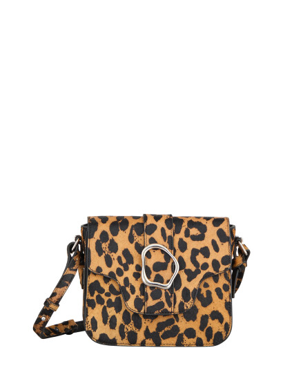 Becksöndergaard Leopa Leather Iris Buckle Bag - Brown - ONE SIZE