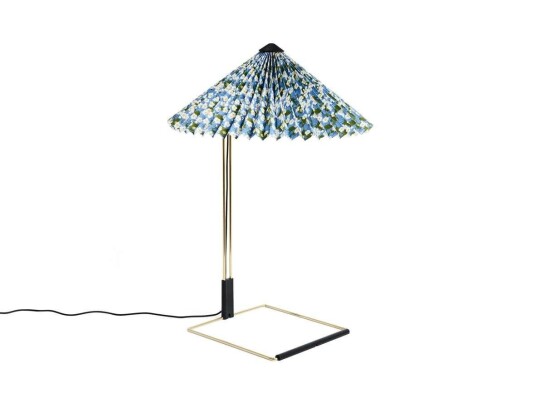 HAY Matin Bordlampe x Liberty L Polished Brass/Mitsi
