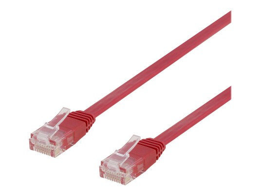 Deltaco 7 m Koblingskabel RJ-45 Cat6 U/UTP Rød