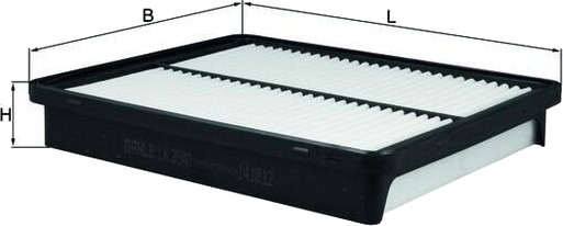 Luftfilter MAHLE ORIGINAL LX 3540