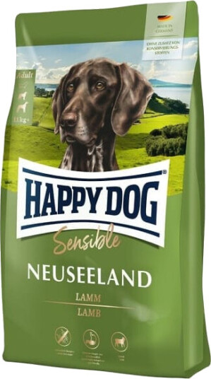 Happy Dog Sensible Neuseeland Tørrfôr til hunder med lam og ris, 11 kg