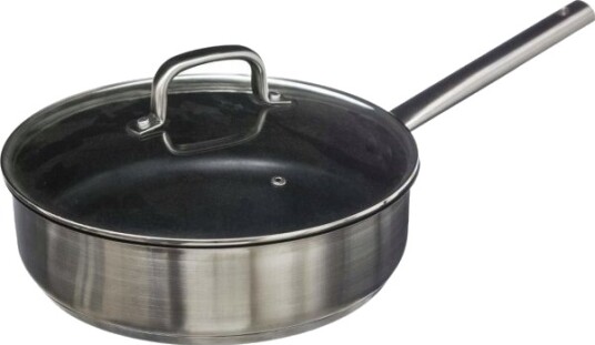 Secret De Gourmet Stekepanne Stekepanne I Rustfritt Stål Med Lokk Ø 29,5 Cm Secret De Gourmet Stekepanne Stekepanne I Rustfritt Stål Med Lokk Ø 29,5 Cm