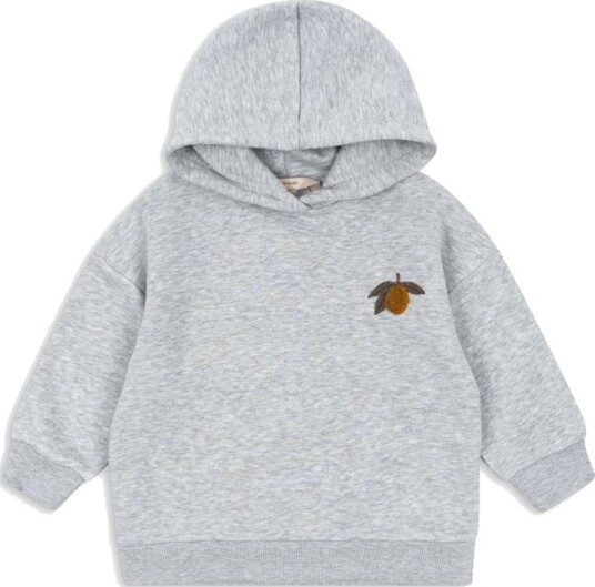Konges Sløjd   Hettegenser Lou Sweat Grey Melange   98