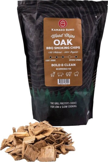Kamado SUMO Wood Chips røykeflis 800 g eik