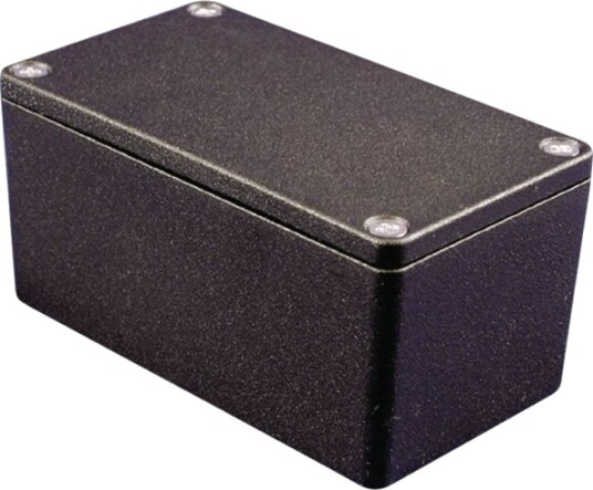 Hammond Electronics 1550Z101bk Universal Kabinett 50 X 45 X 30 Aluminium Sort 1 Stk.
