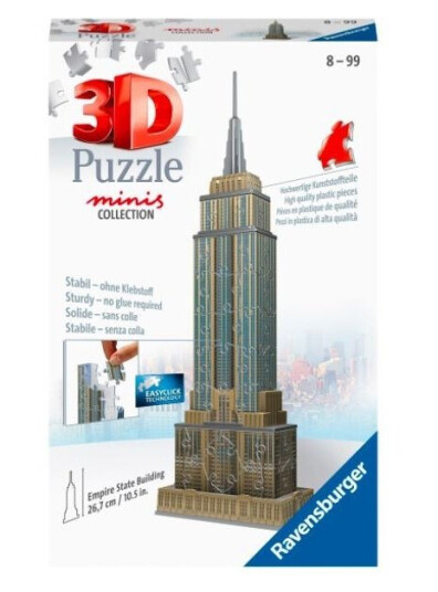 Ravensburger Mini Empire State Building 66 Stykker Bygninger 8 År