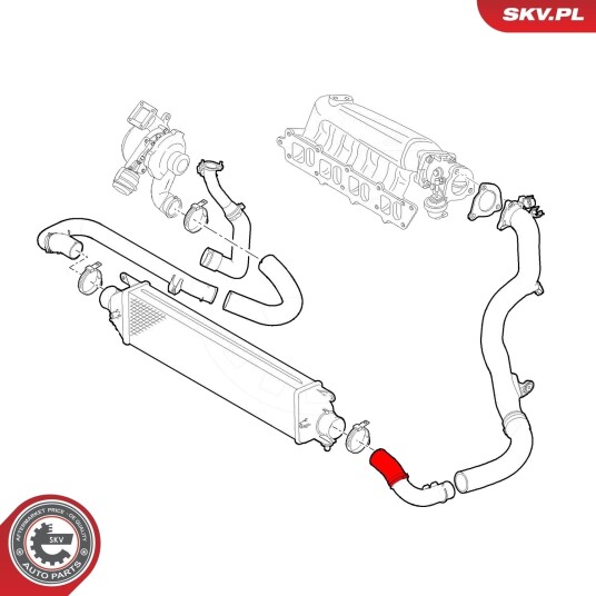 Ladeluftslange ESEN SKV 24SKV557