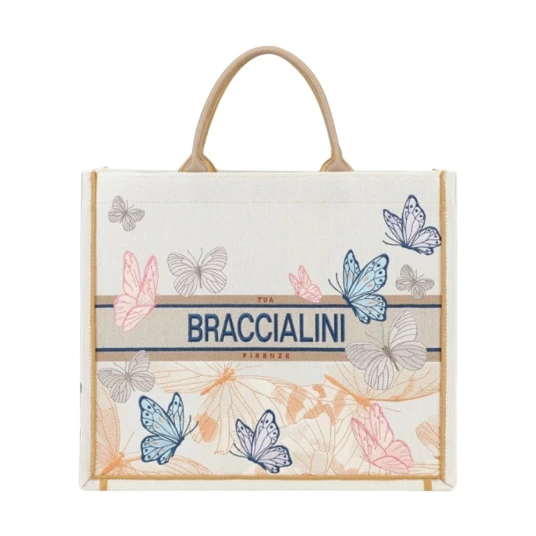 Braccialini, Dame, Vesker, Beige, ONE SIZE,
