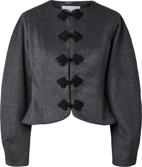 YAS Yasnapo Ls Wool Jacket   Story   Grey   40
