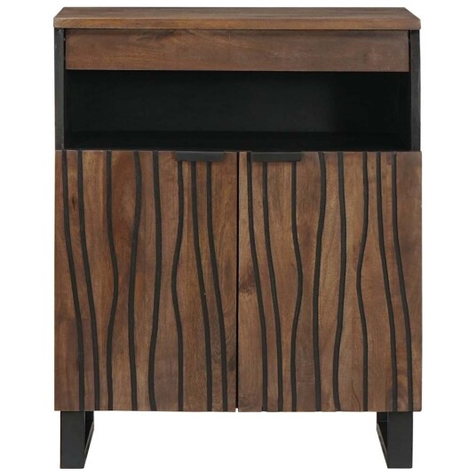  Skap Brun 60 x 33 x 75 cm heltre mango
