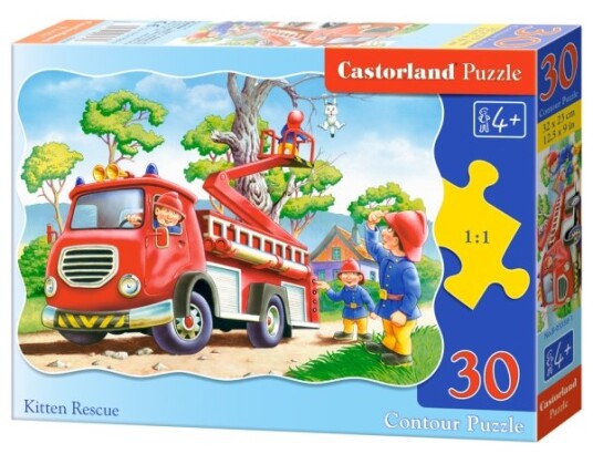 Castorland Kitten Rescue 30 Pcs 30 Stykker Tegneserier 4 År