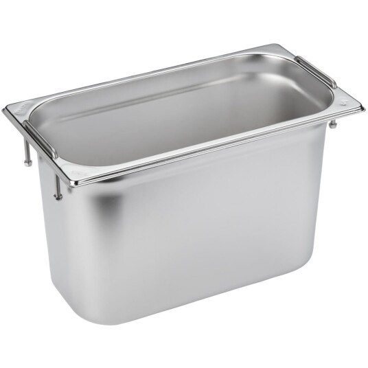 VEGA Kantine Premium uten håndtak GN 1/3; Størrelse GN 1/3 9l 32.5x17.5x20 cm LxBxD; Sølvfarge