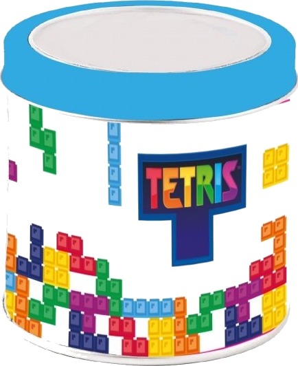 Dikakis Tetris Tinn Analog Klokke Dikakis Tetris Tinn Analog Klokke