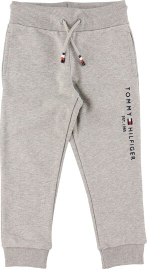 Tommy Hilfiger Essential joggebukse til barn - light grey heathe