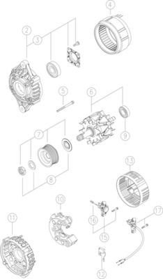Dynamo MAHLE MG 142
