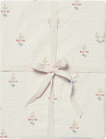 La Fraise Seersucker Fitted Sheet Double 160x200 cm