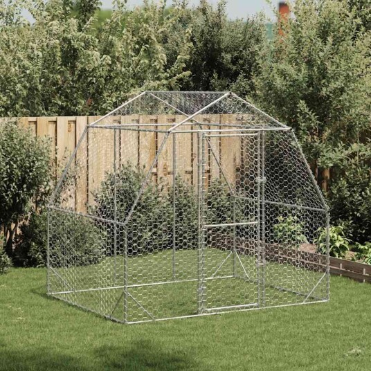 Kyllingløp 2.5X2X2.25 M Galvanisert Stål Kyllingløp 2.5X2X2.25 M Galvanisert Stål