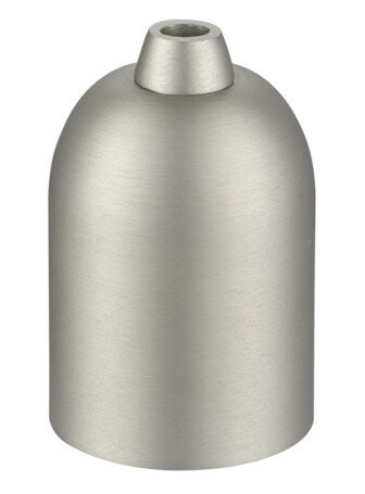 Halo Design E27 fatning, børstet stål Halo Design E27 fatning, børstet stål