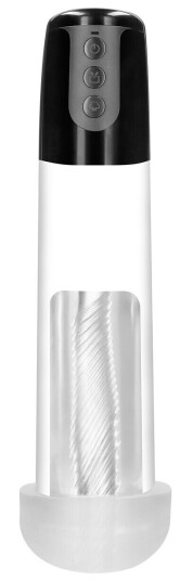 Shots Toys - Pumped Pumped: Automatic Cyber Pump with Masturbation Sleeve