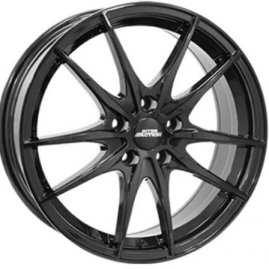 Inter Action 2 Zodiac Gloss Black 6.5x16 4x100 ET40 B73.1