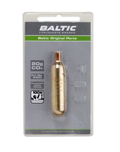 Baltic Co2-patron 20g M. Säkerhetsstift Baltic Co2-patron 20g M. Säkerhetsstift