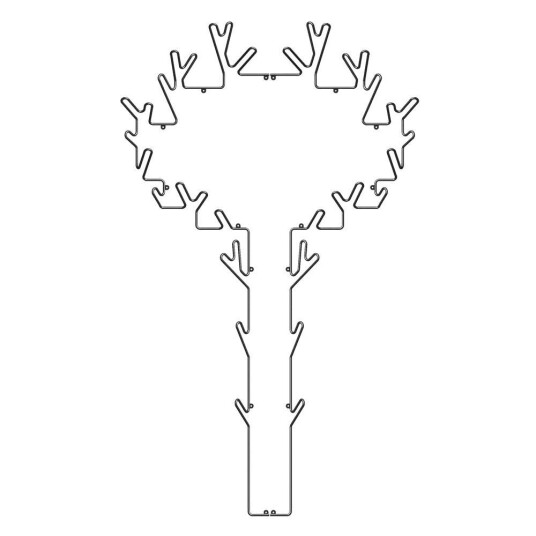 Maze Tree klesstativ sort Maze Tree klesstativ sort