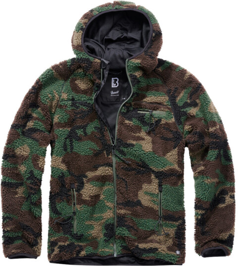 Brandit Teddyfleece Worker Jakke M Grønn