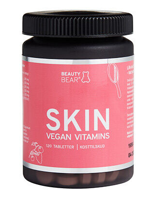 Beauty Bear SKIN vitamin tabletter 120 Tabletter