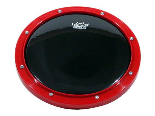 Remo Rt-0006-58- Practice Pad - Tunable Ambassador Ebony Drumhead, 6", Rød