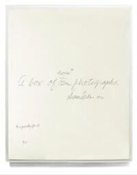 Diane Arbus: A Box Of Ten Photographs