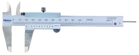 Mitutoyo Nonieskjutmått 530-100 0-100mm, 0,05mm, Rund Sticka